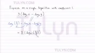 Simplifying Logarithmic Expressions 2
