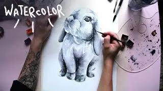 АКВАРЕЛЬНАЯ ИЛЛЮСТРАЦИЯ | Watercolor Painting | Tutorial