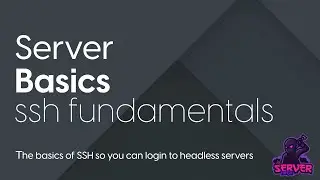 Learn the basics of SSH so you can login to headless servers
