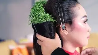 tutorial memasang sanggul pandan solo