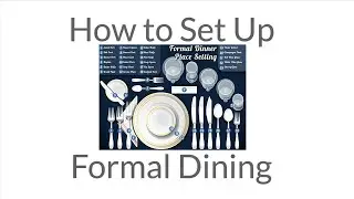 How to set a formal dinner table in 9 steps