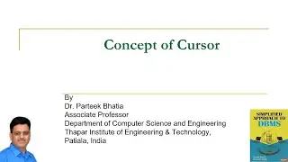 Concept of Cursor