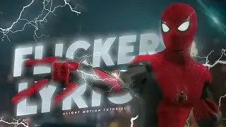 🔥Cinematic Flicker Text Effect||Alightmotion Tutorial 💫|| Phodio Offials