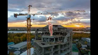 Демонтаж башенного крана Liebherr