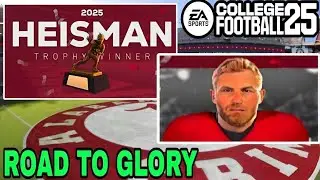 COLLEGE FOOTBALL 25 ( ROAD TO GLORY ) SOPHOMORE YEAR | 2025 HEISMAN TROPHY WINNER | GAMEPLAY