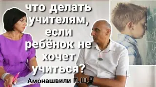 Как педагогам замотивировать ученика на получение знаний? // Паата Амонашвили - интервью
