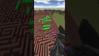 Destroy Fire in the Hole Nextbot in Big Maze Gmod