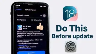 Do This Before installing iOS 18 Rc,stable update on your iPhone