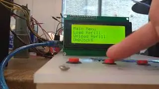 Prototype LCD Menu system