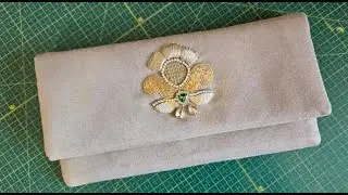 Шьем клатч,  МК, вікройка. Легкий способ без косой бейки) Выкройка, процесс, разные нюансы.