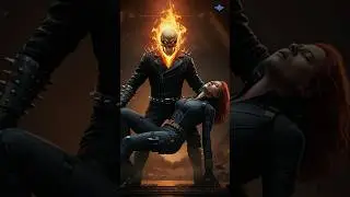 Ghost rider vs superheroes (SpiderMan, Thor, Iron man, captain america, black widow, Hulk, Superman)