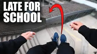 Late for Online Class - Parkour POV & 3RD Person