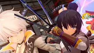 Miyabi/ Homura Gameplay - Neptunia x SENRAN KAGURA: Ninja Wars