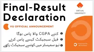Final Term Result Declaration 2024 | VU Grading Scheme 2024 | Pass or Fail ???  #vu #vuresult