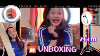 UNBOXING 26cm LED RINGLIGHT w/ COMPLETE SET ( AFFORDABLE ) | HONEST REVIEW
