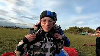 Отзыв. Тандем прыжок с парашютом (мама и сын)