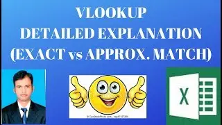 VLOOKUP | HOW TO USE EXACT AND APPROX.. MATCH WITH VLOOKUP