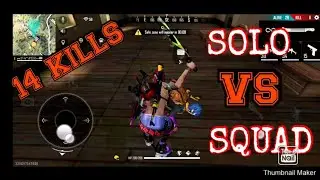 Free 🔥 Fire Solo 🆚 Squad Match Tricks & Tips.... #3 #gaming #freefire #1 #trending #