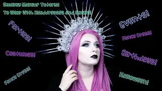 PHOTOSHOOT LOOK | Smokey Eye Look For Headdresses and Masks | Makeup Tutorial