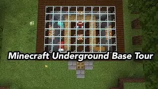 Minecraft Simple Underground Base Tour 2021
