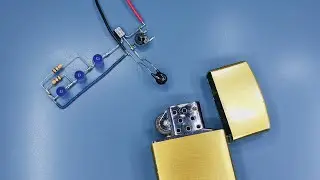 Electronic project Make a thermometer with several pieces
