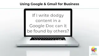 If I write dodgy content in a Google Doc can it be scanned by Google and shown in a Google Search?