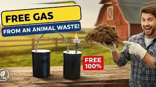 🔥 100% FREE! | How to Produce Methane Gas (Biogas) at Home? Project That Saves Energy Bills 💰