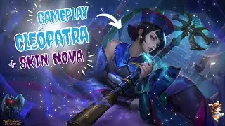 Peguei a skin da Cléo em live , Cleópatra, nova skin , Gameplay , Heroes Evolved Mobile