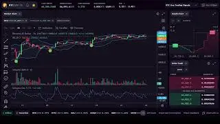 Bitcoin LIVE Stock Price Chart and Trading Signals | Liquidation Watch, Technical Analysis, Volume