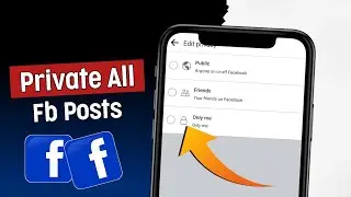 How To Only Me All Post In Facebook | Hide All Posts On Facebook At Once | 2023🔥 | In Android |