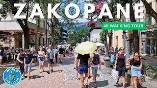 Zakopane, Poland: 4K Summer Walk | Exploring the Heart of the Tatra Mountains