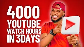 0 - 4000hrs in Just 3 Days | How to Go Live on Your Faceless YouTube Channel to Grow Your Watch Time