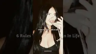 6 Rules you Need To Win In Life 🔥 #aesthetic #rules #rulesoflife #sigma #woman #sigmawoman #life