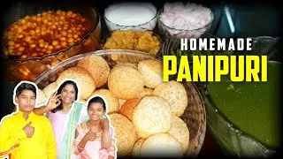 PANI PURI ||  2 types of stuffing || pani puri tayari vidanam || GOLGAPPA || GUPCHUP receipe