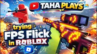 I Tried FPS Flick Map in Roblox… My Aim Got CRAZY 😳 | TAHA PLAYS 