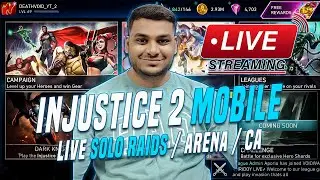 LIVE: Injustice 2 Mobile Solo Raid Grind🔥 | ON ICE 🔥 & Arena Gameplay