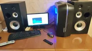 Edifier r2850db теперь подключены по оптике spdif