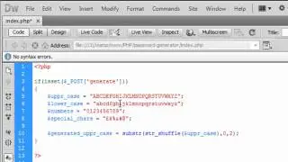 PHP: Simple password generator