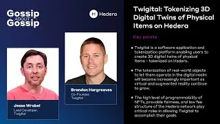 Gossip about Gossip: Twigital - Tokenization 3D Digital Twins of Physical Items on Hedera