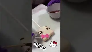 how to make Hello kitty cake pop 