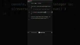 Two ways to reverse a number in JavaScript.