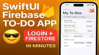 SwiftUI Tutorial for Beginners – Build a To-Do List App with Firebase (Step by Step)