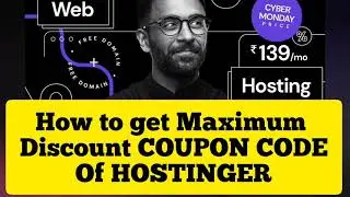 Hostinger 90% off Discount Coupon code of Hosting,Hostinger Black Friday and Cyber Monday sale 2021