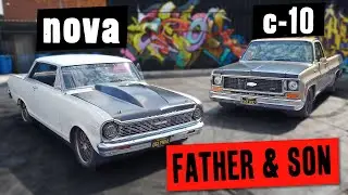 Father-Son Smokeshow with the GasRatz Customs Nova & C10 // Build Breakdown