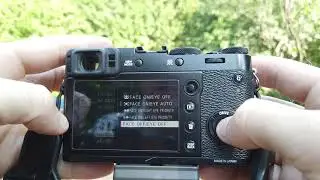 How to set photometry (metering mode) on the Fujifilm X100F when the option is grayed out