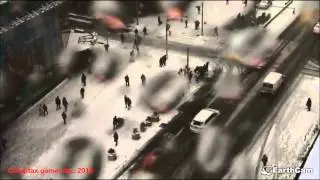 New York Blizzard 2015 time-lapse