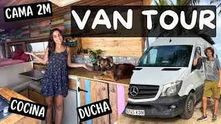 VAN TOUR Sprinter Van 😍 The MOST BEAUTIFUL CAMPERVAN in the world! DIY TINY home | Rustic cabin