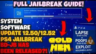 HOW TO JAILBREAK PS4 ON 12.50/12.52 Tutorial Guide!