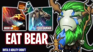 8000 HP + 1000 DAMAGE Summon Spirit Bear + Death Pact | Dota 2 Ability Draft