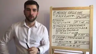 МЕЛКОЕ ХИЩЕНИЕ, ГРАБЁЖ, РАЗБОЙ! НЕ СОВЕРШИ РОКОВОЙ ОШИБКИ!!! 